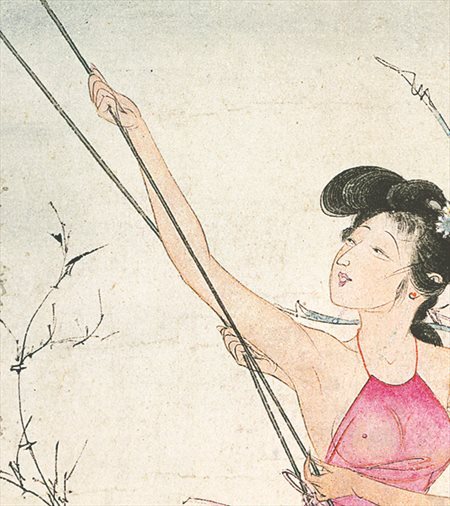 贞丰县-胡也佛的仕女画和最知名的金瓶梅秘戏图